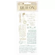 DFLRB62 - Rub-on cm 10,16x21,6 - Precious post card