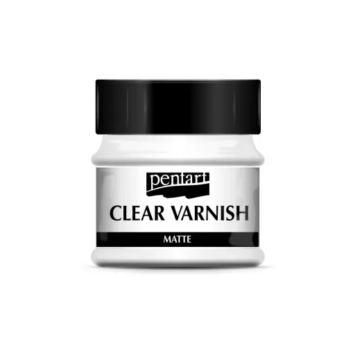 Pentart színtelen lakk, matt, oldószeres, 50 ml 35110 – hobby projektekhez