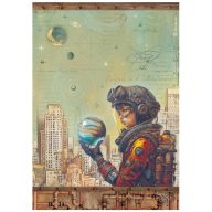   DFSA41108 - A4 Rizspapír csom. - A new Beginning Save the planet