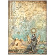 DFSA4873 - A4 rizspapír csom. - Fortune winged cat