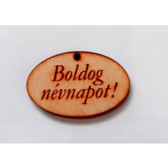 Táblácska "Boldog névnapot!" 4*2,5*0,3cm 1759