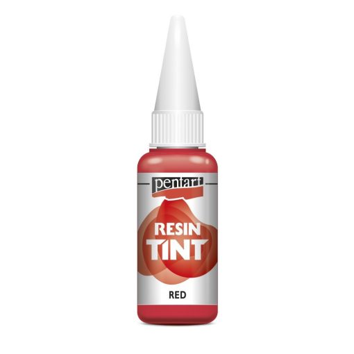 Pentart Gyantaszínező fedő tinta 20ml - Piros 40063