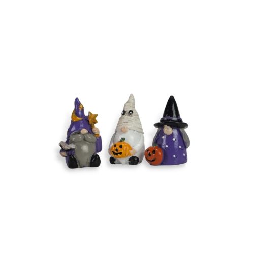 Kerámia halloween manók  5*3cm 3db/cs 70-1544