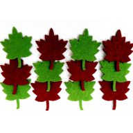 Filcfigura mini falevelek 12db/cs, kb.3,5cm 26166 – őszi dekorációhoz