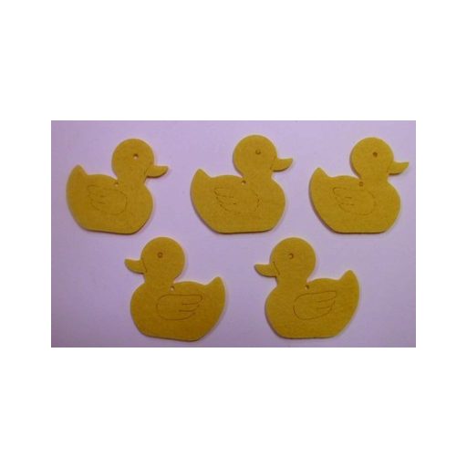Filcfigura kacsa B 5db/cs, kb.6cm 27346 – kreatív dekorációhoz