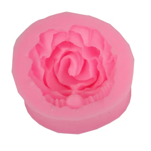 Szilikon öntőforma - Rózsa 4,2*2cm 27540 – kreatív hobby projektekhez