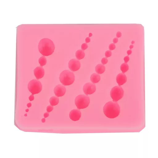 Szilikon öntőforma - Gyöngysor 7,5*6 cm 27542 – kreatív hobby projektekhez