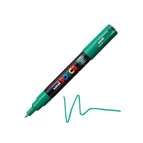 Akril toll Posca 1M 0,7mm - Zöld 21554