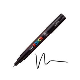 Akril toll Posca 1M 0,7mm - Fekete 19783