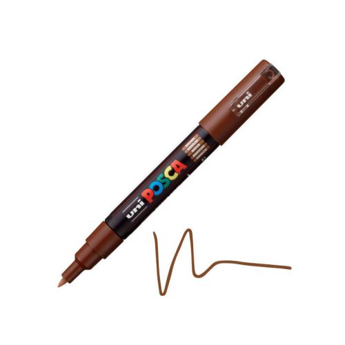Akril toll Posca 1M 0,7mm - Barna 26497