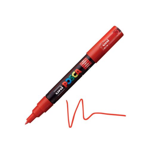 Akril toll Posca 1M 0,7mm - Piros 19787