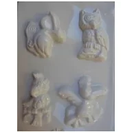 Gipszkiöntő forma, normál - Pelikán és bagoly