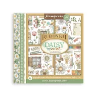 DFLRBX08 - Rub on kit cm 15,5x15,5 - 6 pages  Daisy Art