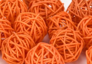 Vesszőlabda 3cm 5/cs  -  Narancs 7569NAR