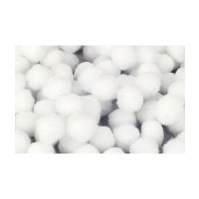   Zsenília golyó/ Pompon 1,5cm-es 100db/cs  -  Fehér 7606FEH