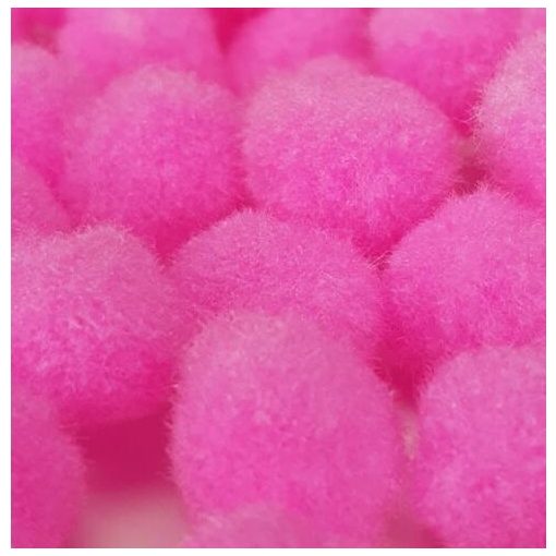 S-Zsenília golyó/ Pompon 1,5cm-es 10db/cs  -  Magenta 7606