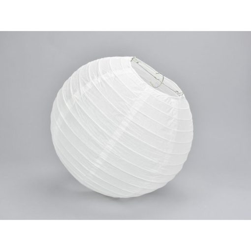 Lampion, fehér, 25 cm-es 7638