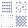 Stencil / Sablon MDS15-004 14,5*15cm*0,2mm Media no.4
