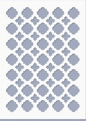 +Stencil / Sablon HDS15-038 15*20cm*0,1mm Marokkó