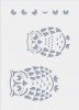 +Stencil / Sablon HDS15-042 15*20cm*0,1mm Baglyok