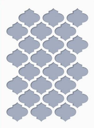 +Stencil / Sablon HDS15-050 15*20cm*0,1mm Marrakesh