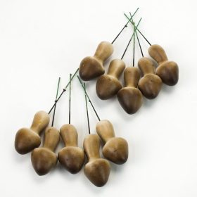 Erdei gomba - sötétbarna 5,3x2,5cm 5db/cs 7679SBAR