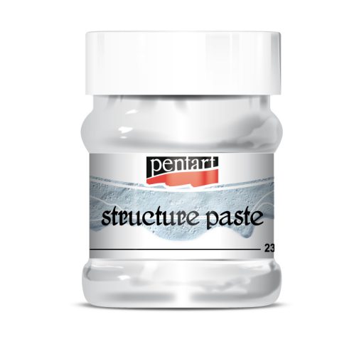 Pentart struktúrpaszta 230 ml, fehér 5765 – kreatív festéshez