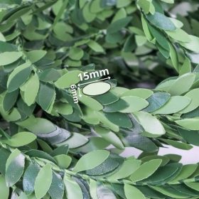   Zöld kitöltő - Babérfüzér 7,5m, 1,5*0,6cm-es levelekkel 7714