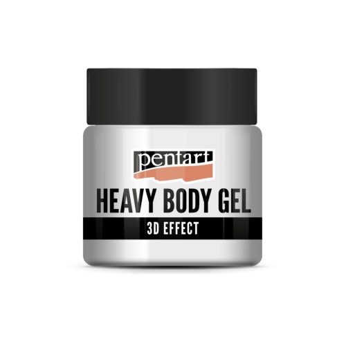 Pentart sűrű gélpaszta / heavy body 50ml, fényes, átlátszó 28156
