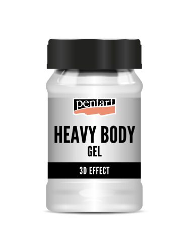 Pentart sűrű gélpaszta / heavy body 100ml, fényes, átlátszó 28157