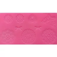 Szilikon öntőforma - Csipke, masni, pillangó 18*10*0,3 cm 35193 – kreatív hobby projektekhez