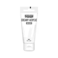 Pentart krémes akrilfesték, selyemfényű 60ml  - Fehér 27942 – kreatív festéshez