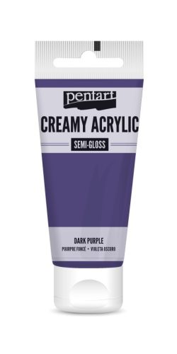 Pentart krémes akrilfesték, selyemfényű 60ml  - Sötétlila 27940