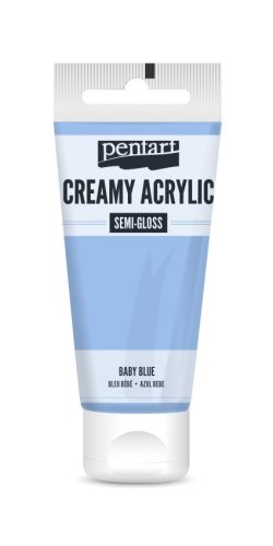 Pentart krémes akrilfesték, selyemfényű 60ml  - Bébikék 27935