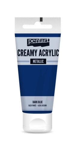 Pentart krémes akrilfesték, selyemfényű 60ml  - Sötétkék 27937