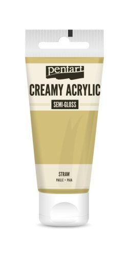 Pentart krémes akrilfesték, selyemfényű 60ml  - Szalma 27998