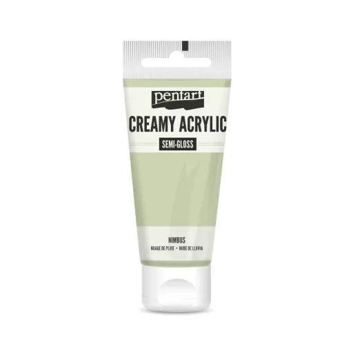 Pentart krémes akrilfesték, selyemfényű 60ml  - Esőfelhő 27988 – kreatív festéshez