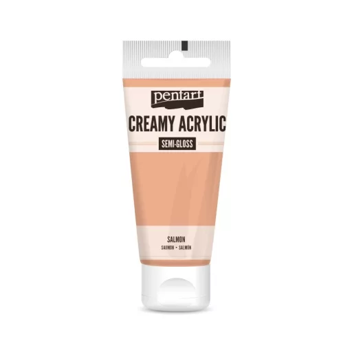 Pentart krémes akrilfesték, selyemfényű 60ml  - Lazac 27967 – kreatív festéshez