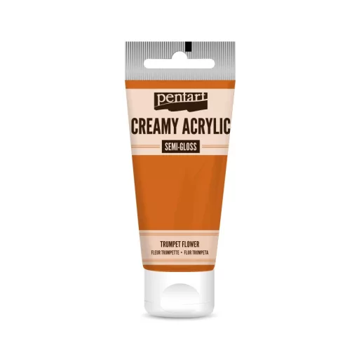 Pentart krémes akrilfesték, selyemfényű 60ml  - Trombitavirág27945 – kreatív festéshez