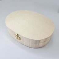 Fadoboz, ovális 20*15*5,2cm KL53/8113 – Díszíthető alapanyagok