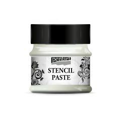   Pentart stencilező paszta 50ml  - Gyöngyház jégvirág 29402