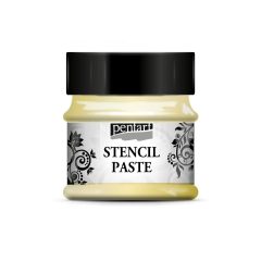   Pentart stencilező paszta 50ml  - Gyöngyház vanília 29404