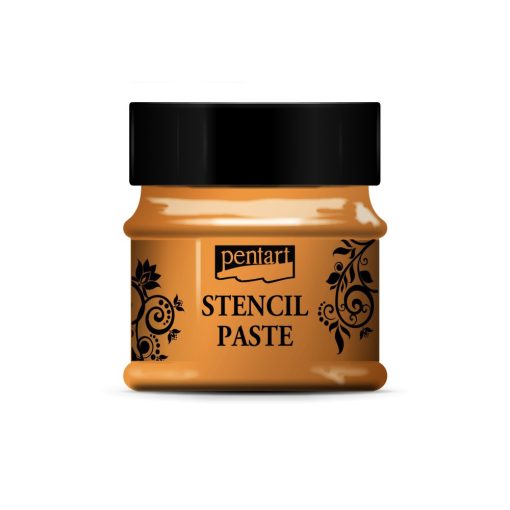 Pentart stencilező paszta 50ml  - Metál bronz 36905