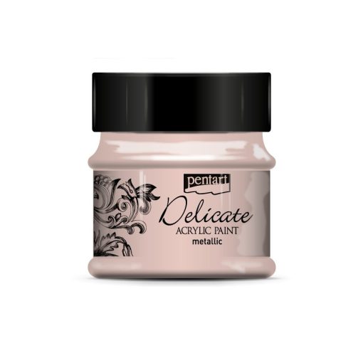 Pentart metál akrilfesték Delicate 50ml  - Rózsaarany 29389