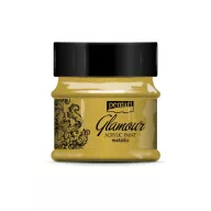 Pentart metál akrilfesték Glamour 50ml  - Arany 29398 – kreatív festéshez