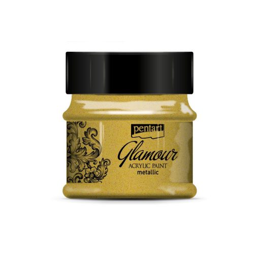 Pentart metál akrilfesték Glamour 50ml  - Arany 29398