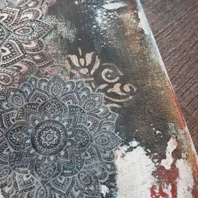 Pentart metál akrilfesték Glamour 50ml  - Antikarany 29400