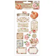 Chipboard elemek – kivágható karton díszítők
