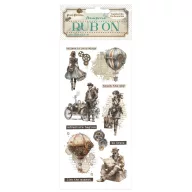   DFLRB190 - Rub-on cm 10,16x21,6 - Voyages Fantastiques explorers