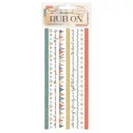 DFLRB219 - Rub-on cm 10,16x21,6 - Family stripes